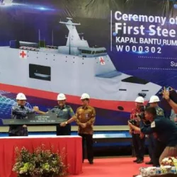PT PAL Indonesia Persero Mulai Laksanakan Proses Konstruksi Kapal Bantu Rumah Sakit BRS Untuk TNI AL