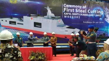 PT PAL Indonesia Persero Mulai Laksanakan Proses Konstruksi Kapal Bantu Rumah Sakit BRS Untuk TNI AL